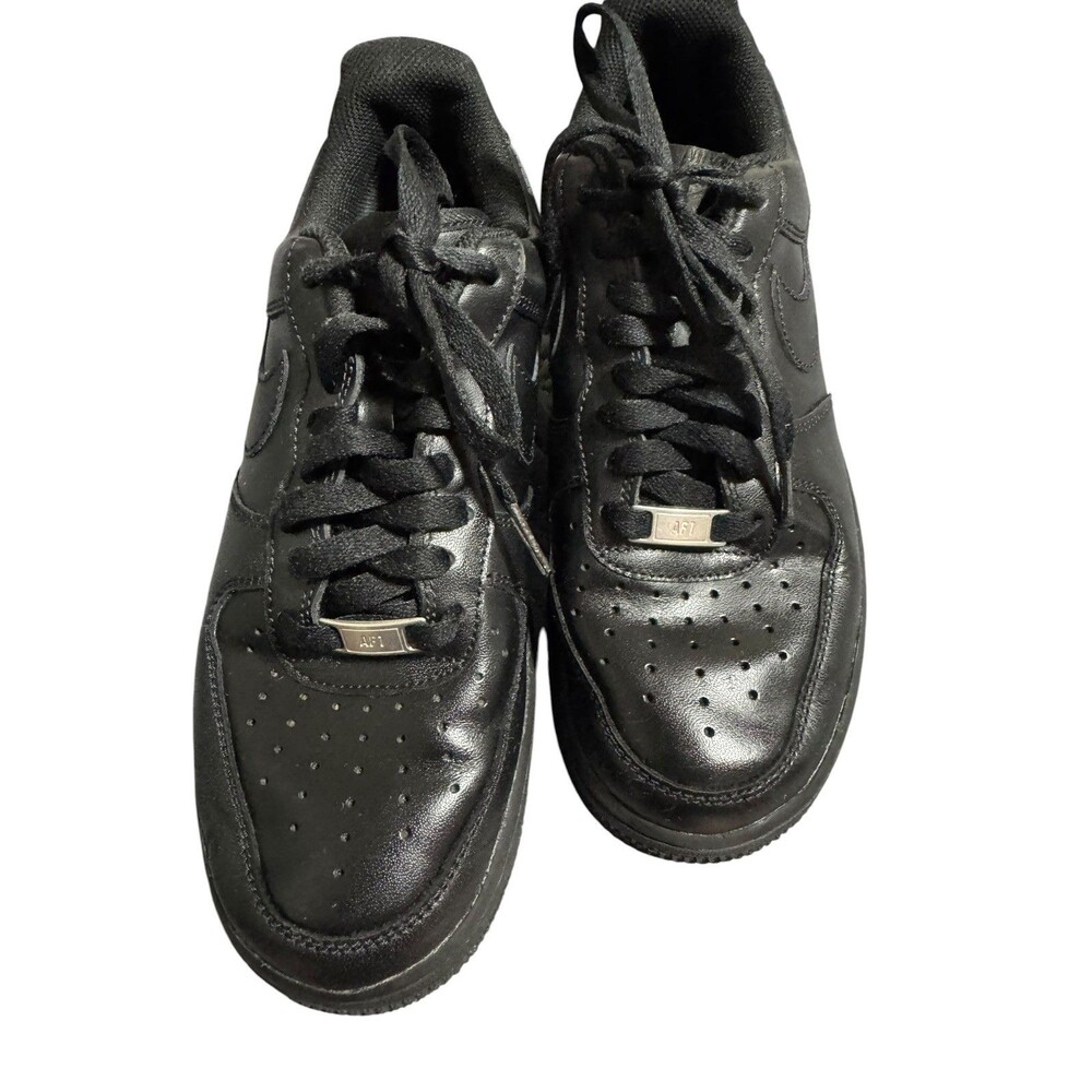 Nike Air Force 1 ’07 Women’s Low-Top Triple Black Sneakers, Size 9.5 DD8959-001